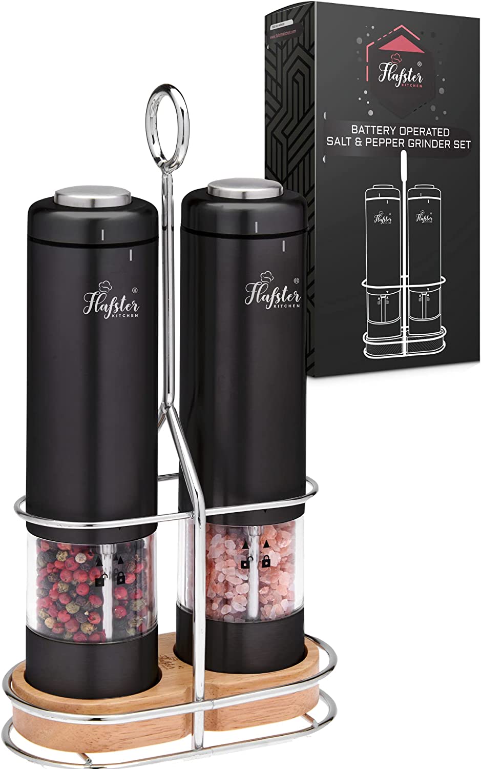 Gravity Electric Salt and Pepper Grinders – Flafster Kitchen