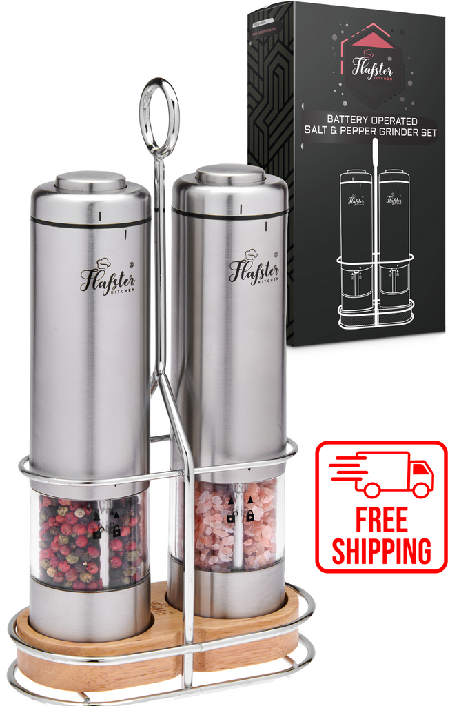 Unboxing and Review of the Flafster Salt & Pepper Grinder Set